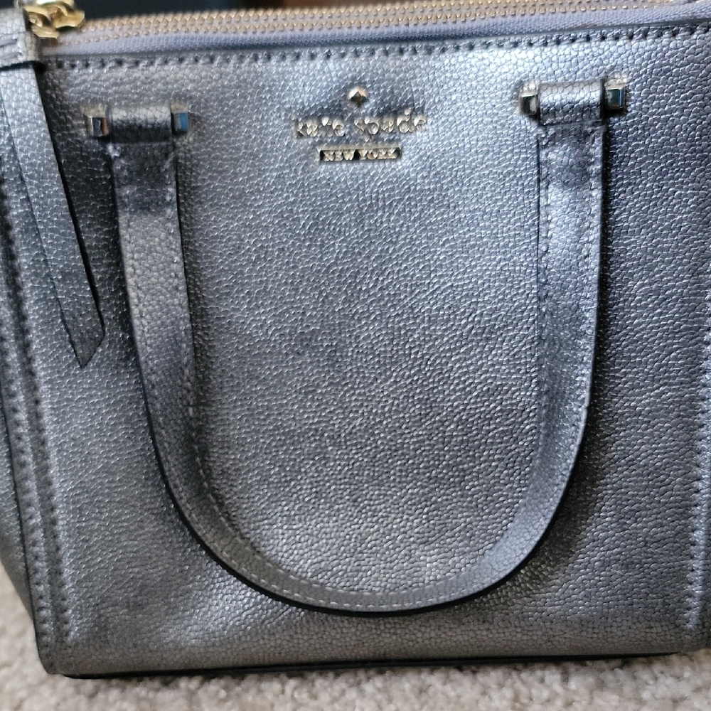 Kate Spade Metallic Leather Tote Bag